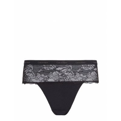 Calvin Klein Thong Svart