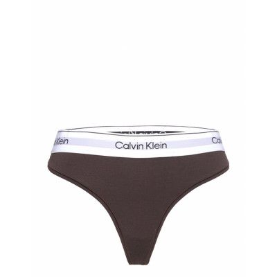 Thong Stringtrosa Underkläder Brun Calvin Klein