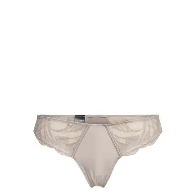 Thong Stringtrosa Underkläder Brun Calvin Klein