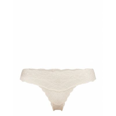 Thong Stringtrosa Underkläder Creme Tommy Hilfiger