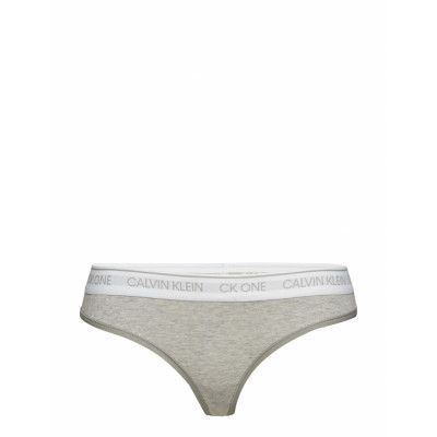 Thong Stringtrosa Underkläder Grå Calvin Klein