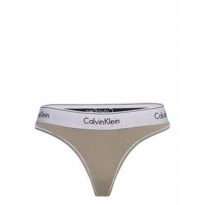 Thong Stringtrosa Underkläder Grön Calvin Klein