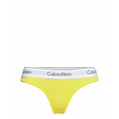 Thong *Villkorat Erbjudande Stringtrosa Underkläder Gul Calvin Klein