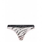 Thong Stringtrosa Underkläder Multi/mönstrad Calvin Klein