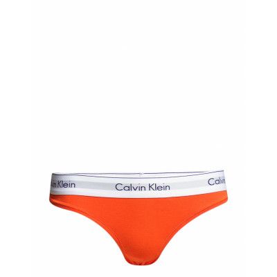 Thong Stringtrosa Underkläder Orange Calvin Klein