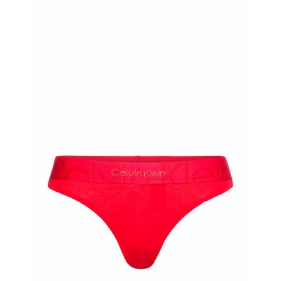 Thong Stringtrosa Underkläder Röd Calvin Klein