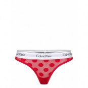 Thong Stringtrosa Underkläder Red Calvin Klein