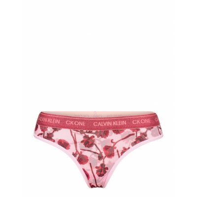 Thong Stringtrosa Underkläder Rosa Calvin Klein