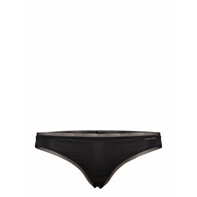 Thong Stringtrosa Underkläder Svart Calvin Klein
