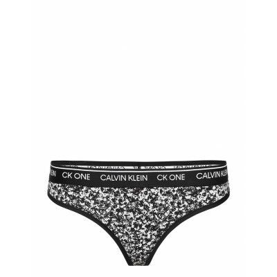 Thong Stringtrosa Underkläder Svart Calvin Klein