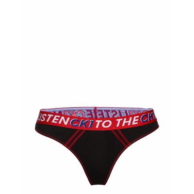Thong Stringtrosa Underkläder Svart Calvin Klein