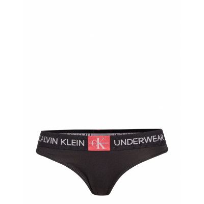 Thong Stringtrosa Underkläder Svart Calvin Klein