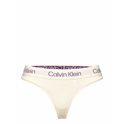 Thong Stringtrosa Underkläder White Calvin Klein