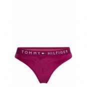 Thong Velour Stringtrosa Underkläder Rosa Tommy Hilfiger