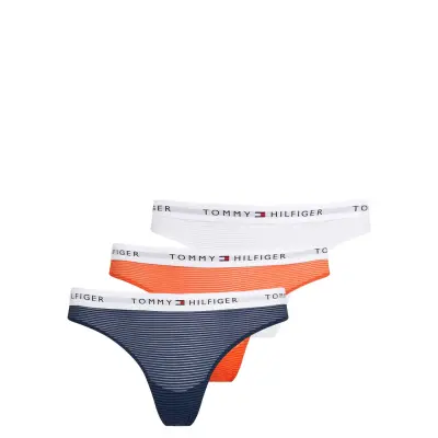 Tommy Hilfiger 3 Pack Mesh Thong Vit