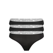 Tommy Hilfiger 3P Thong Svart