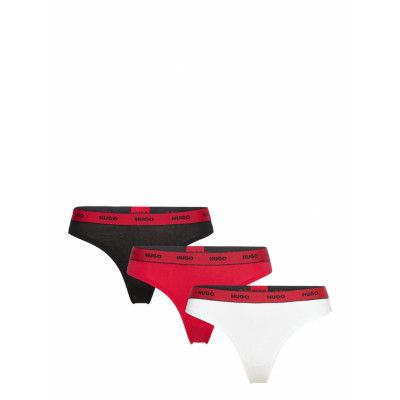 HUGO Triplet Thong Stripe Röd