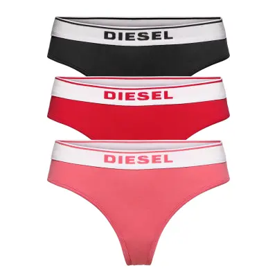 Ufst-Stars-Threepack String *Villkorat Erbjudande Stringtrosa Underkläder Röd Diesel Women