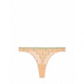 Understatement Underwear Mesh Thong Beige