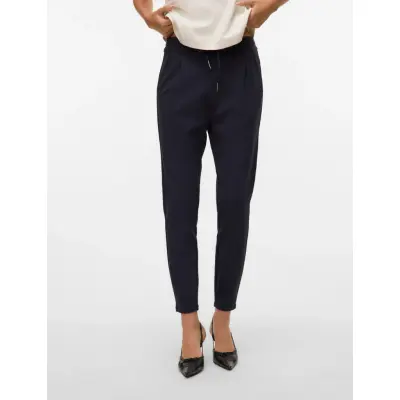 Vero Moda Vmeva Mw Loose String Pant Noos - Navy - XS x 34