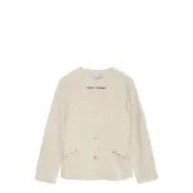 Vero Moda Vmleva Ls String Ecru Dnm Jacket - Cream - L