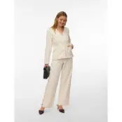 Vero Moda Vmrae Hr Wide String Ecru Jeans - Cream - 28 x 32