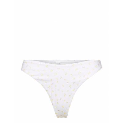 Vibing Cotton Hl String Stringtrosa Underkläder Vit Hunkemöller