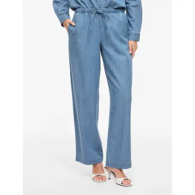 Vila Viconga Rw String Denim Pants - Blue - 36
