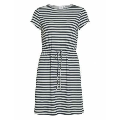 Vila Vimo Y S/S String Dress /1/Ka Marinblå