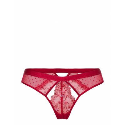 Violet Hl String Stringtrosa Underkläder Red Hunkemöller