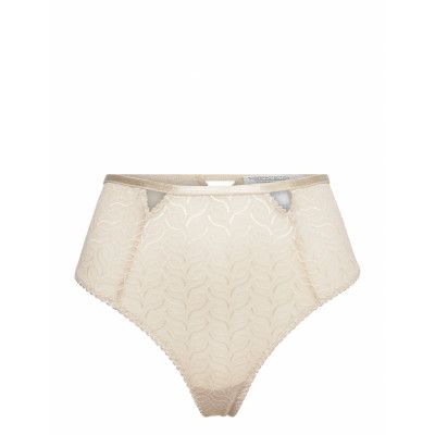 Vivi High String Stringtrosa Underkläder Beige Underprotection