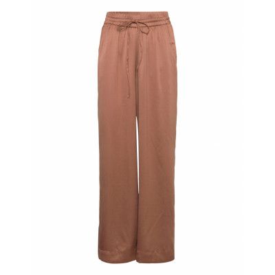 Vmessi Wide String Pants Wvn Vida Byxor Brun Vero Moda