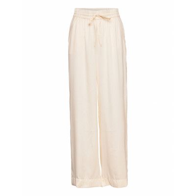 Vmessi Wide String Pants Wvn Vida Byxor Creme Vero Moda