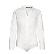 Vero Moda Vmlady L/S G-String Shirt Wvn New Noos Vit
