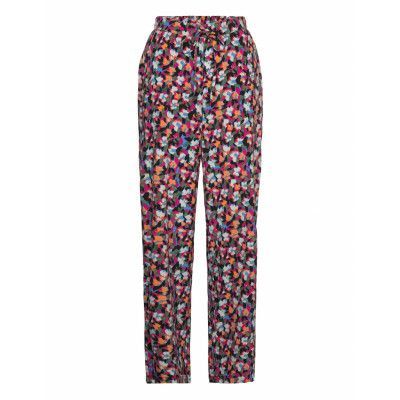 Vmsadie H/W Elastic String Pant Vip Byxa Med Raka Ben Multi/mönstrad Vero Moda