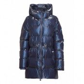 Rains Alta Long Puffer String W Jacket W3T4 Blå