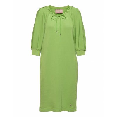Warda String Sweatdress Kort Klänning Green MOS MOSH