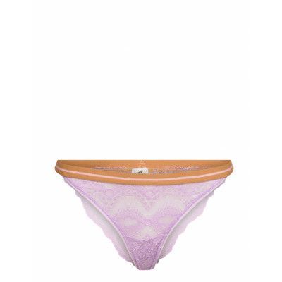 Wave Lace Ray Tanga Stringtrosa Underkläder Multi/patterned Becksöndergaard