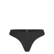Weekday V-Shaped Ribbed Bikini Thong Svart