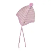 Wheat Knit Bonnet Liro - Pink - 0-1M