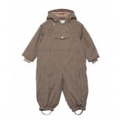 Wisti Snowsuit Outerwear Coveralls Snow/ski Coveralls & Sets Grå Mini A Ture