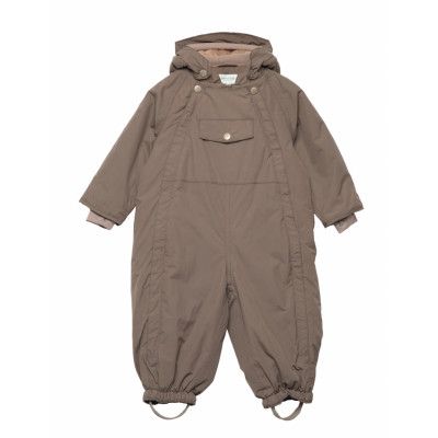 Wisti Snowsuit Outerwear Coveralls Snow/ski Coveralls & Sets Grå Mini A Ture