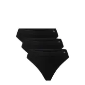 Women's Bamboo Thong 3-Pack Sport Panties Thong Multi/patterned Danish Endurance