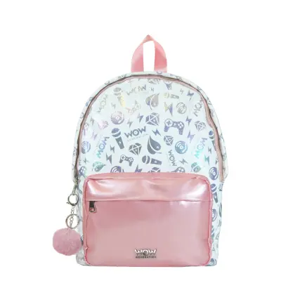 WOW Generation Wow® Generation, Backpack W/Pompom 40 X 30 X 13 Cm - Multi/patterned - ONE SIZE