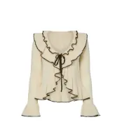 YAS Yasnana Ls Knit Cardigan S. - D2D - Cream - XL