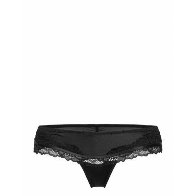 Yvonne Bx String R Stringtrosa Underkläder Svart Hunkemöller