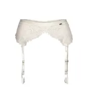 Luna Suspender Belt Lingerie Stay-ups Vit Lindex