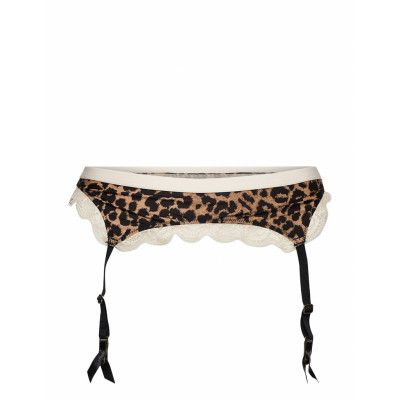 Suspender Belt Lingerie Stay-ups Brun Love Stories