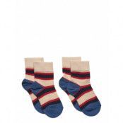 2 Pack Two T Striped Socks Sockor Strumpor Multi/patterned FUB