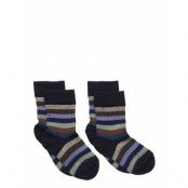 2-Pak Classic Striped Socks Sockor Strumpor Multi/patterned FUB